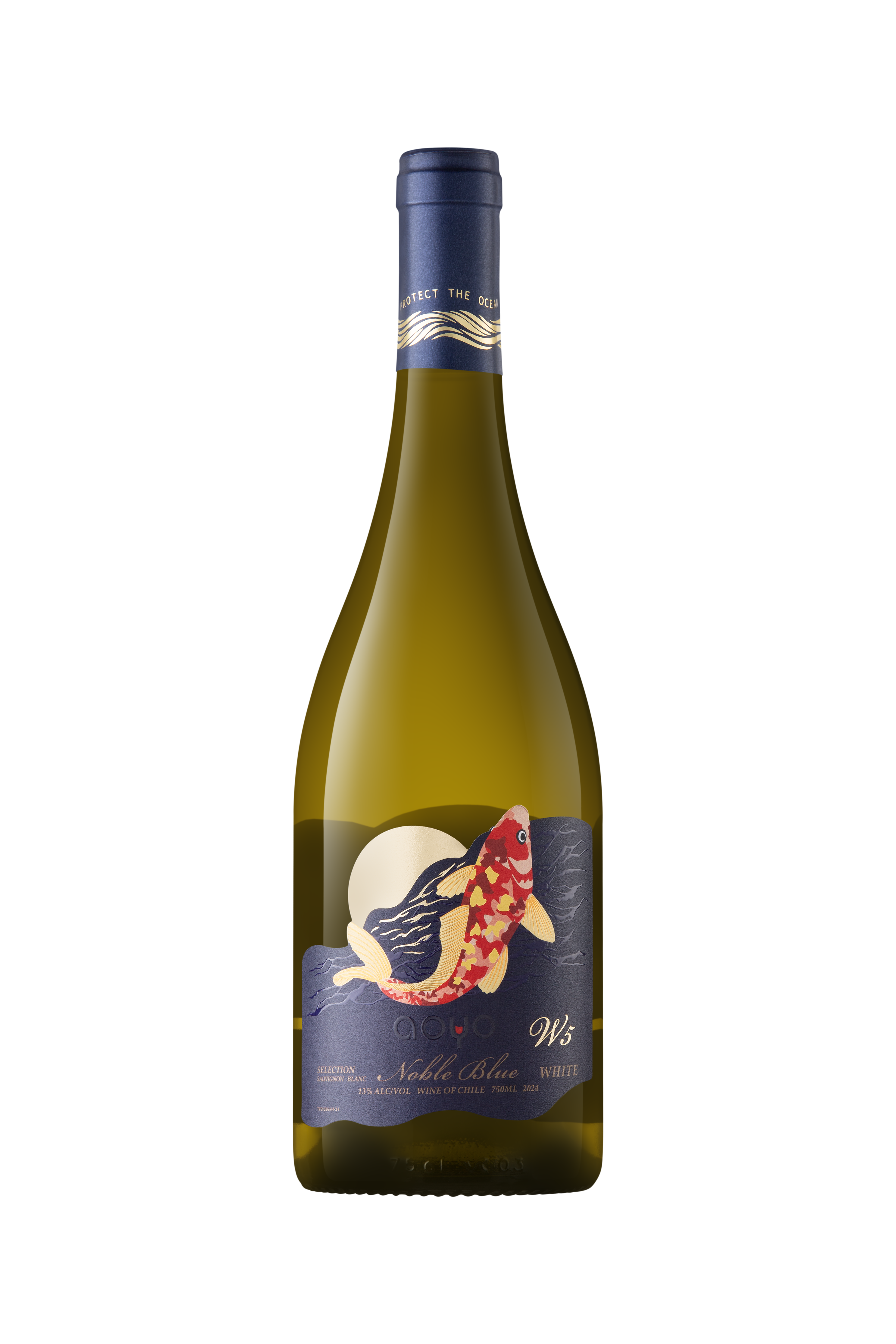 AOYO NOBLE BLUE W5 WHITE WINE 750ML