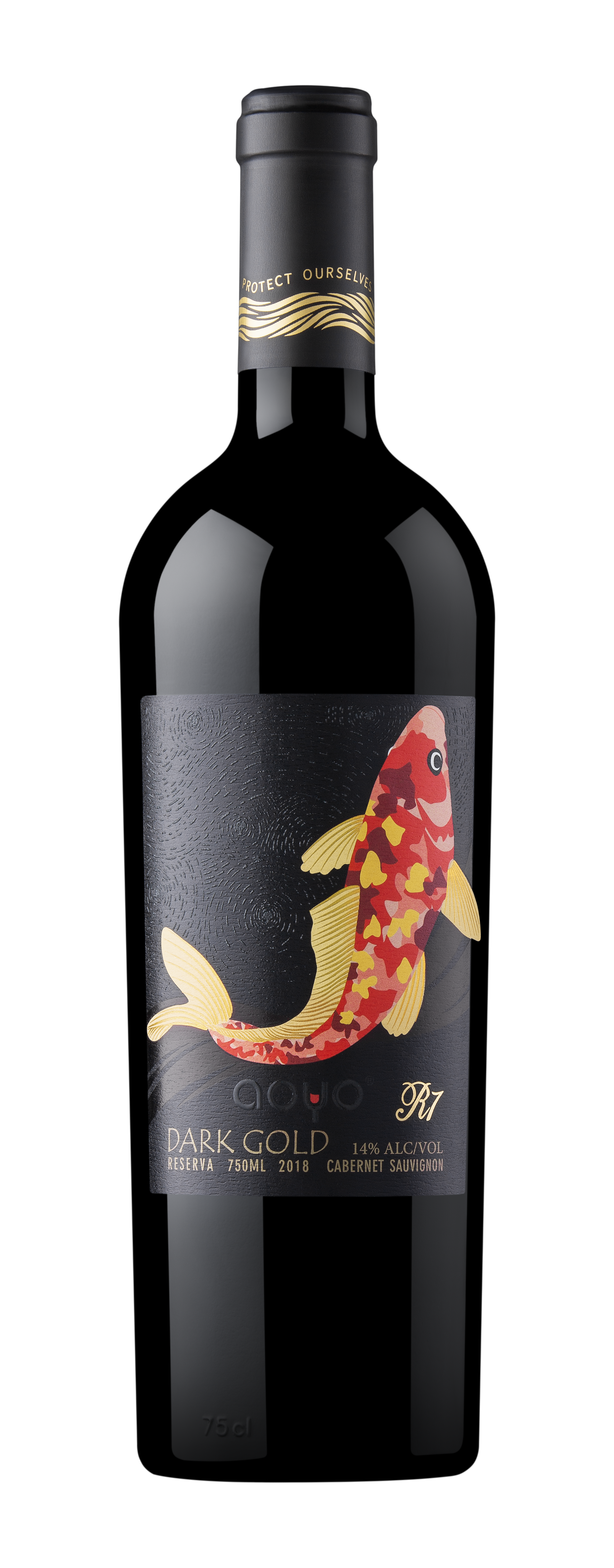 AOYO DARK GOLD R7 RED WINE 750ML