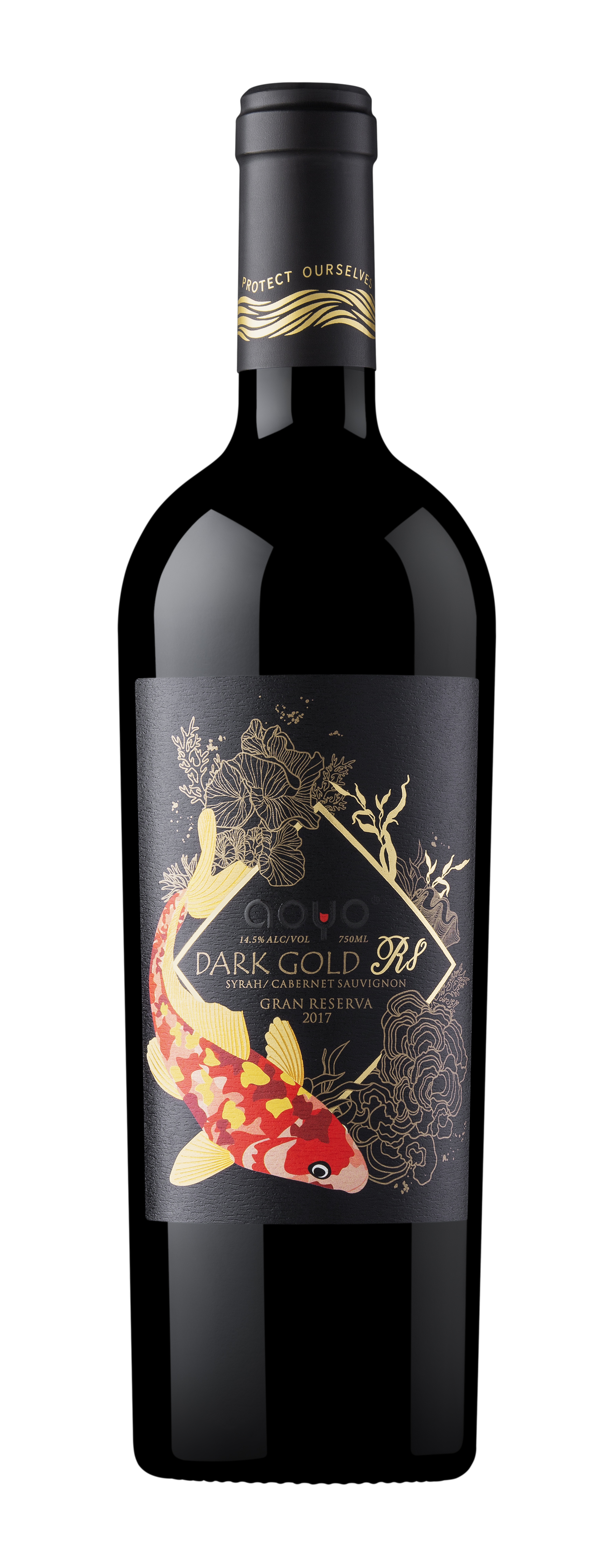AOYO DARK GOLD R8 RED WINE 750ML