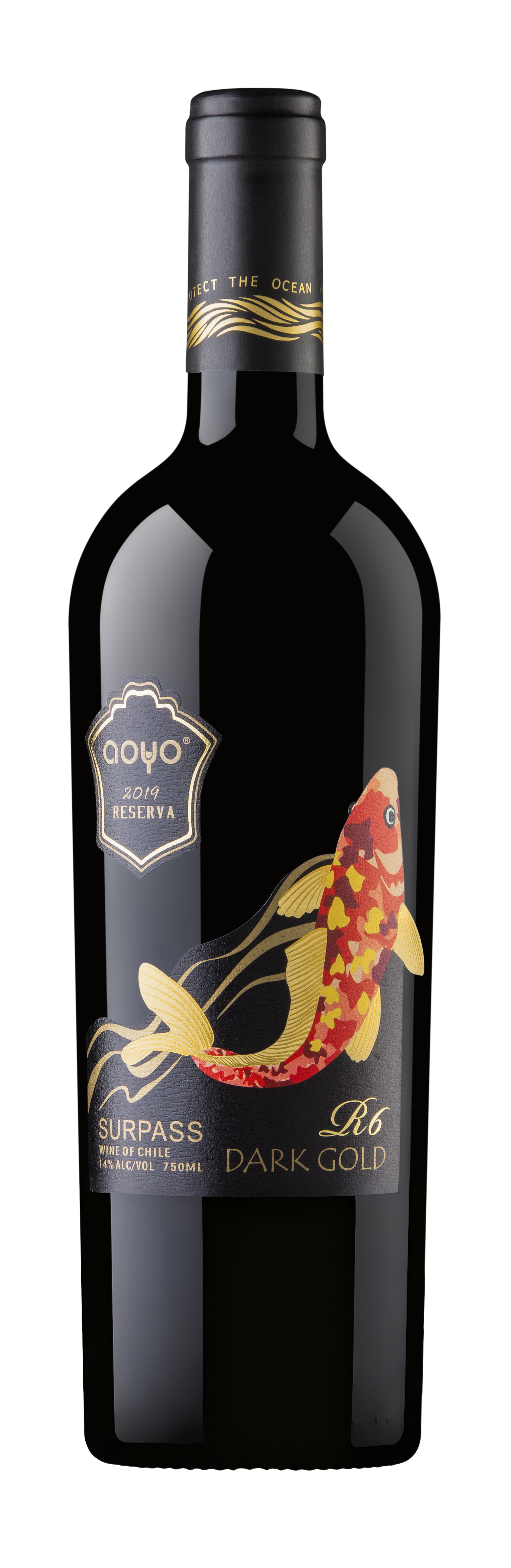 AOYO DARK GOLD R6 SURPASS RED WINE 750ML